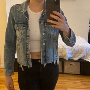 Lucky Brand crop denim jacket